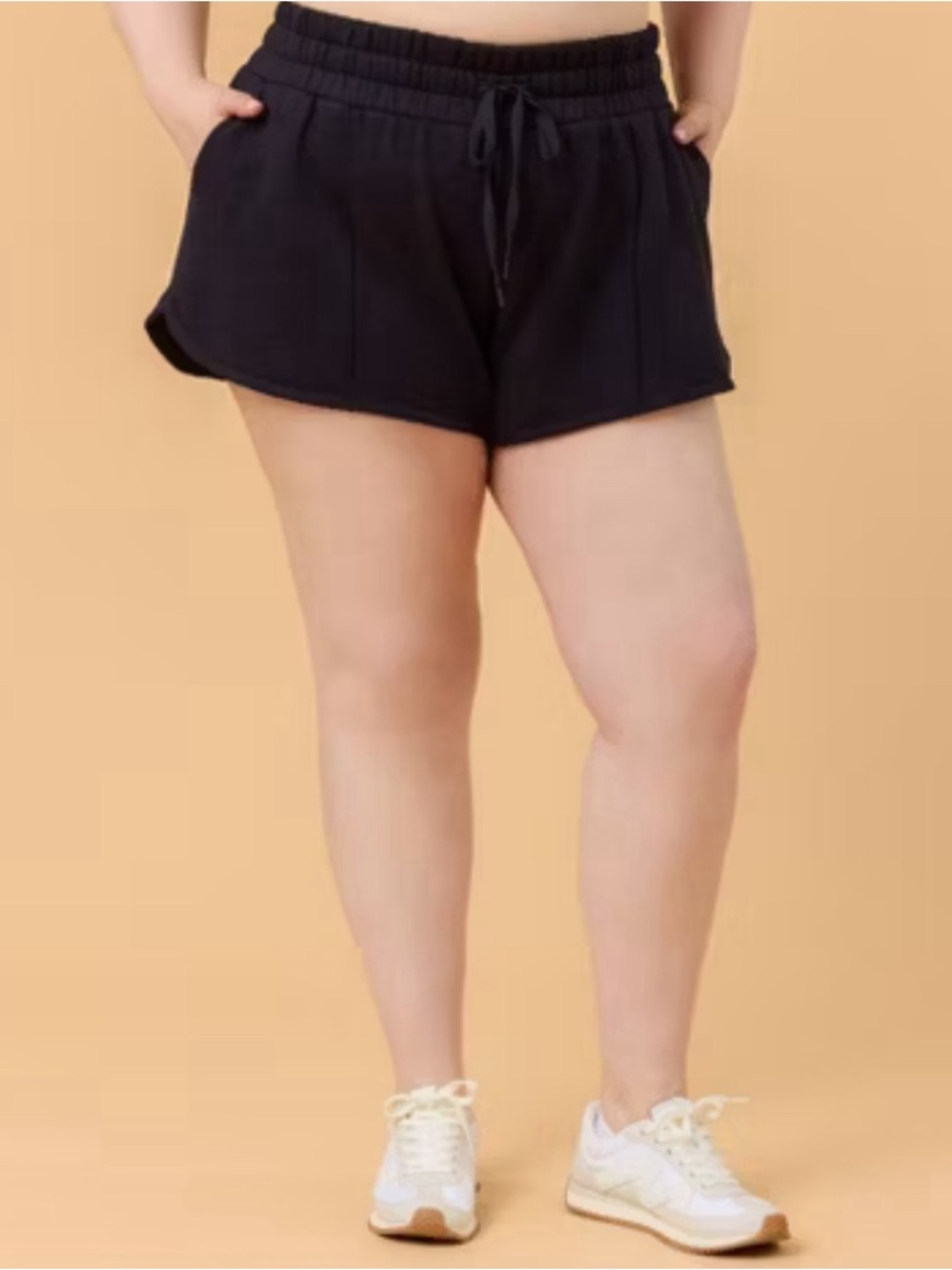 Blogilates Women's Marshmallow Dolphin Shorts Black Size 2X